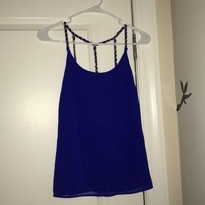 Open back never worn blue blouse